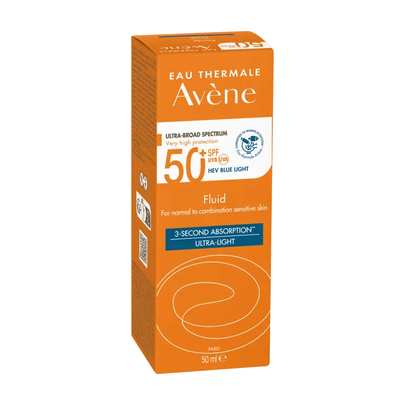 Avène Fluide SPF50+ – Peaux Sensibles Normales à Mixtes — 50 ml – Image 2