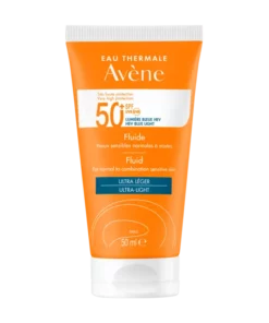 Avène Fluide SPF50+ 50 ml – peaux sensibles normales à mixtes – packshot