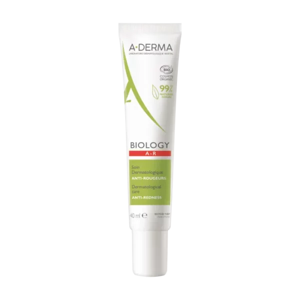 A-DERMA BIOLOGY AR – Soin Dermatologique Anti-rougeurs (40 ml)