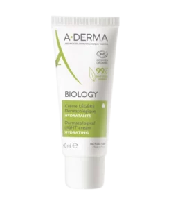 A-DERMA BIOLOGY – Crème Légère Hydratante Peaux Fragiles (40 ml)