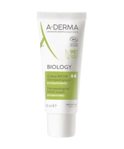 A-DERMA BIOLOGY – Crème Riche Hydratante Peaux Fragiles (40 ml)