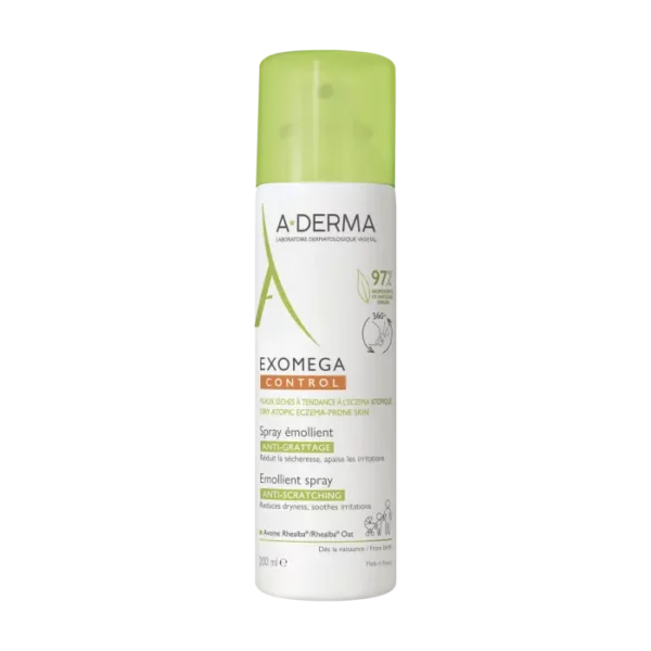 A-DERMA EXOMEGA CONTROL – Spray Émollient Anti-Grattage 200 ml