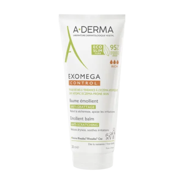 A-DERMA EXOMEGA CONTROL – Baume Émollient Anti-Grattage (200 ml)