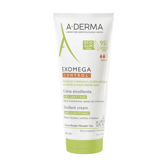 A-DERMA EXOMEGA CONTROL – Crème Émolliente (200 ml)