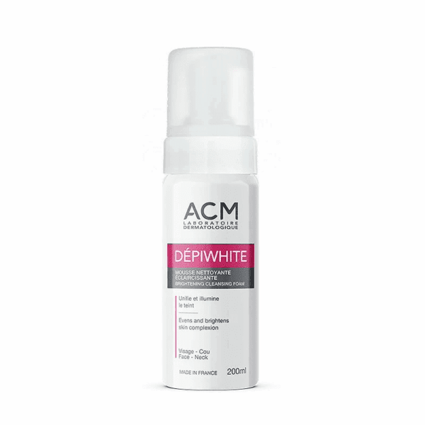 ACM Depiwhite – Mousse Nettoyante Éclaircissante 200 ml