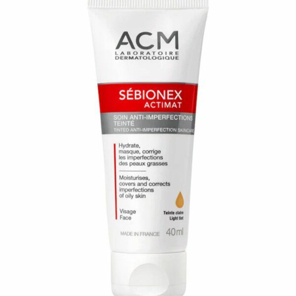 ACM Sebionex Actimat – Soin Teinté Matifiant Teinte Claire 40 ml