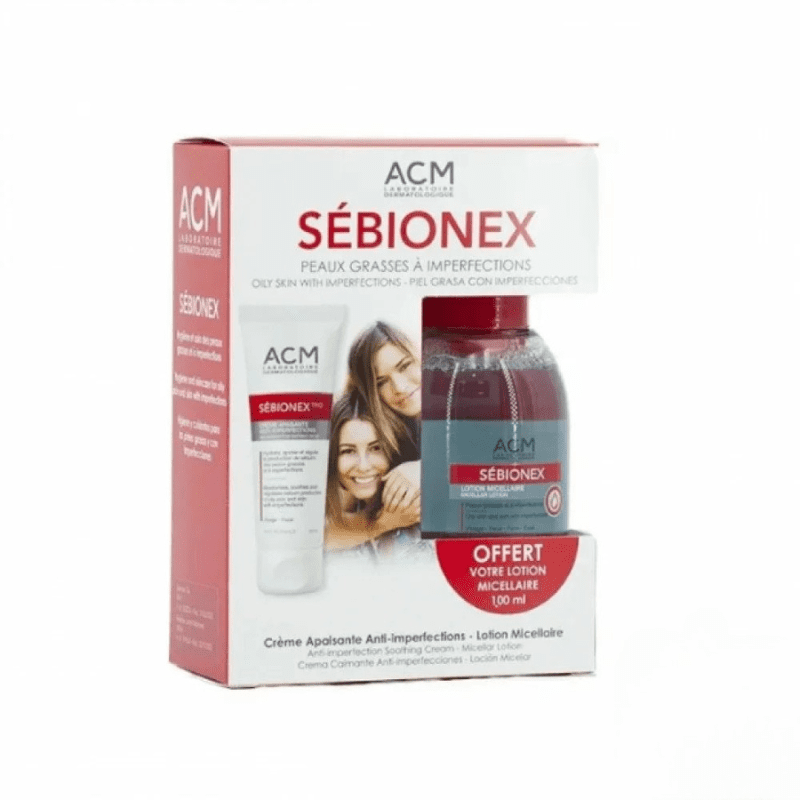 ACM Sebionex – Crème Apaisante Anti-Imperfections + Lotion Micellaire Purifiante