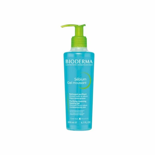 Packshot — BIODERMA Sébium Gel Moussant Purifiant Tube 200 ml