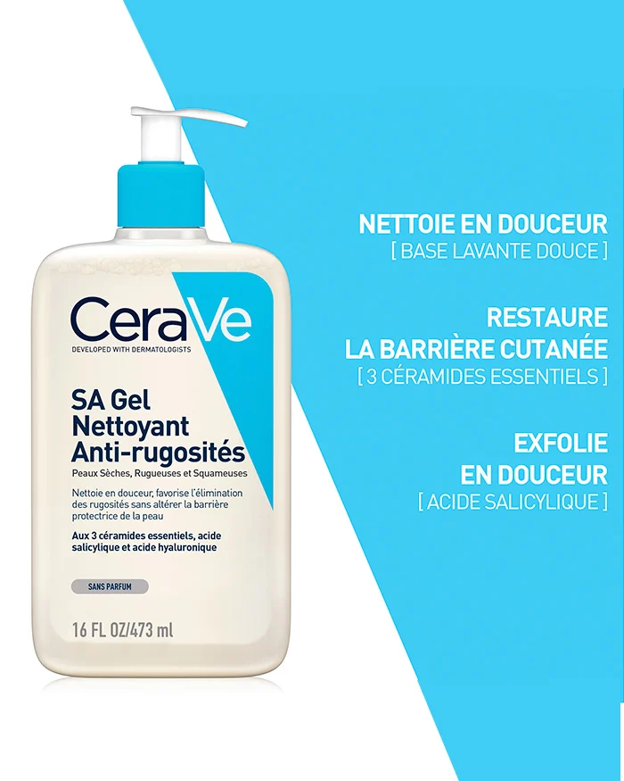 CeraVe SA – Gel Nettoyant Anti-Rugosités – Image 3