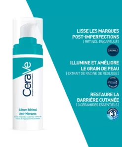 Alternative view of CERAVE SERUM RETINOL ANTI-MARQUES 30ML