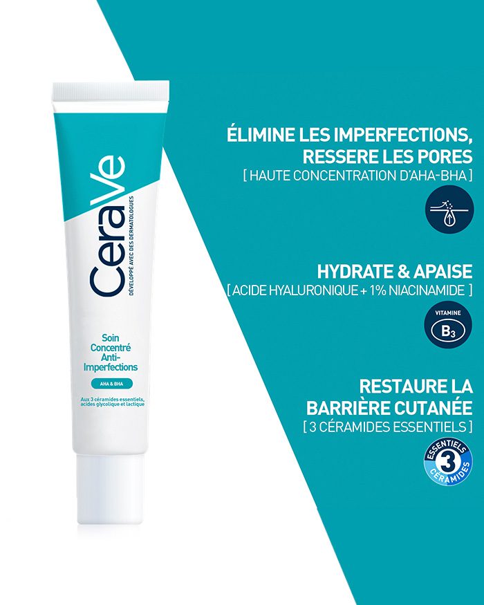 CERAVE Soin Concentré Anti Imperfections 40ml - Peaux Sensbibles – Image 3
