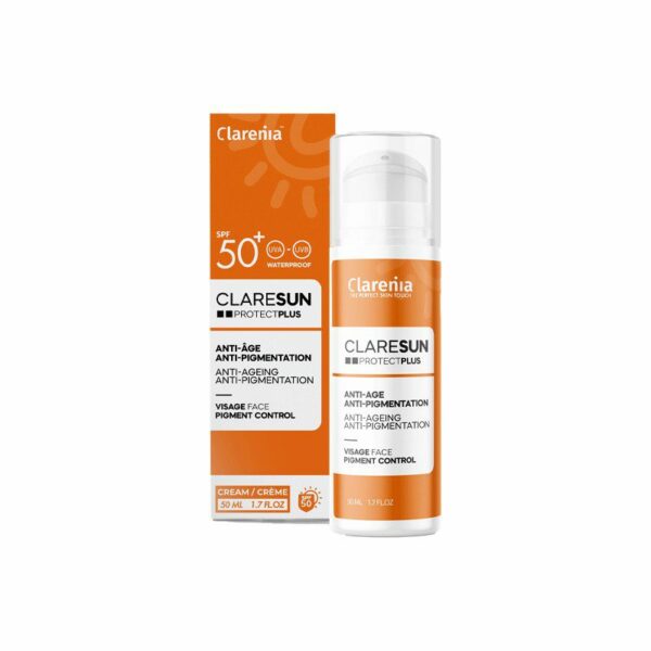 Packshot — CLARENIA Claresun Écran Anti-Âge & Anti-Pigmentation SPF50+ 50 ml