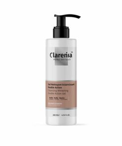 Packshot — CLARENIA Gel Nettoyant Éclaircissant Double Action 200 ml