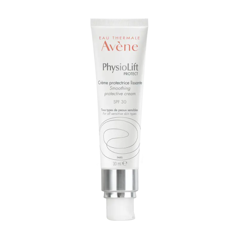 Crème Avène PhysioLift PROTECT SPF 30 – Lissante, Hydratante et Anti-Âge pour Peaux Sensibles