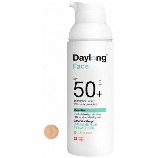 Packshot — DAYLONG Face Sensitive SPF50+ BB Fluide Teinté 50 ml