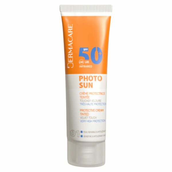 Packshot — DERMACARE PHOTOSUN Crème Teintée Protectrice 01 SPF50+