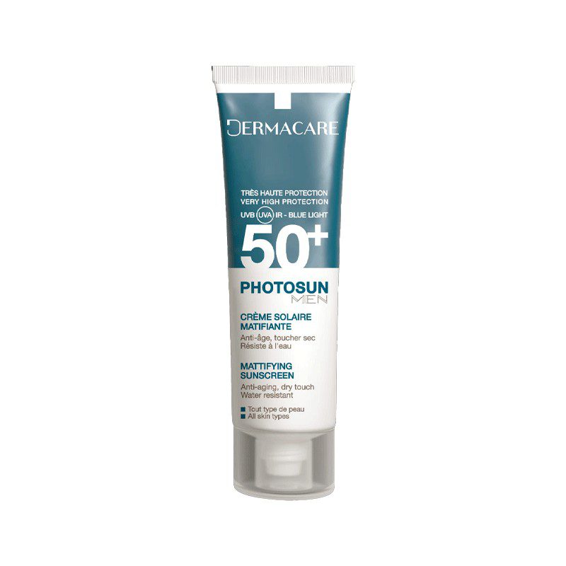 Packshot — DERMACARE PHOTOSUN MEN Crème Matifiante Toucher Sec SPF50+