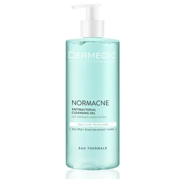 Packshot — DERMEDIC NORMACNE PREVENTI Gel Nettoyant Anti-Bactérien 500 ml