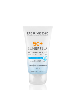 Packshot — DERMEDIC SUNBRELLA Fluide SPF50+ Peaux Mixtes à Grasses