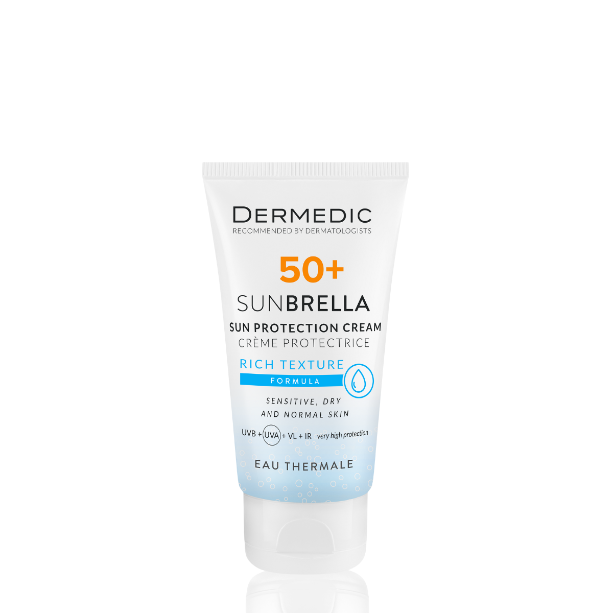Packshot — DERMEDIC Sunbrella Crème SPF50+ Peaux normales & sèches