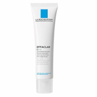 La Roche-Posay Effaclar K+ 30 ml – soin anti-imperfections peaux mixtes à grasses – packshot