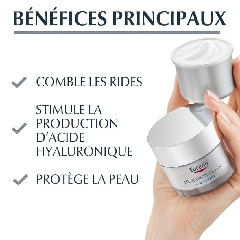 EUCERIN HYALURON-FILLER 3 Effect — Soin de Nuit 50 ml – Image 2