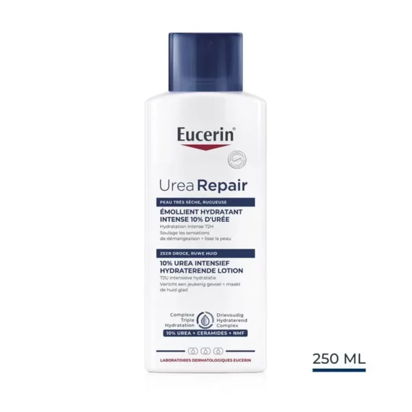 Packshot — EUCERIN UreaRepair PLUS Émollient 10% d’Urée 250 ml