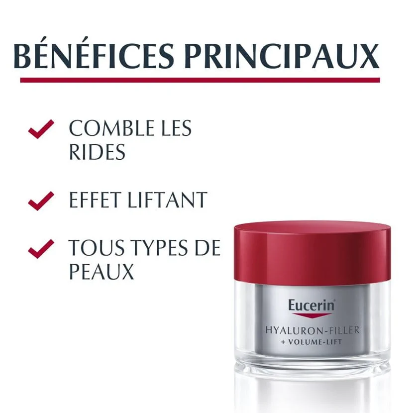 EUCERIN Hyaluron-Filler + Volume-Lift — Soin de Nuit – Image 3