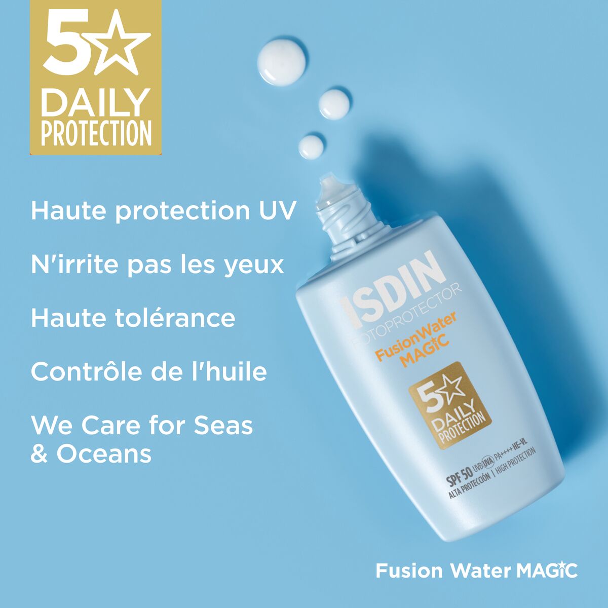 ISDIN Fotoprotector Fusion Water Magic SPF50+ — 50 ml – Image 2