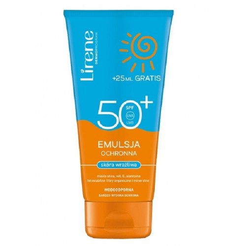 Packshot — LIRENE Émulsion SPF 50+ Corps et Visage Enfants et Adultes 175 ml