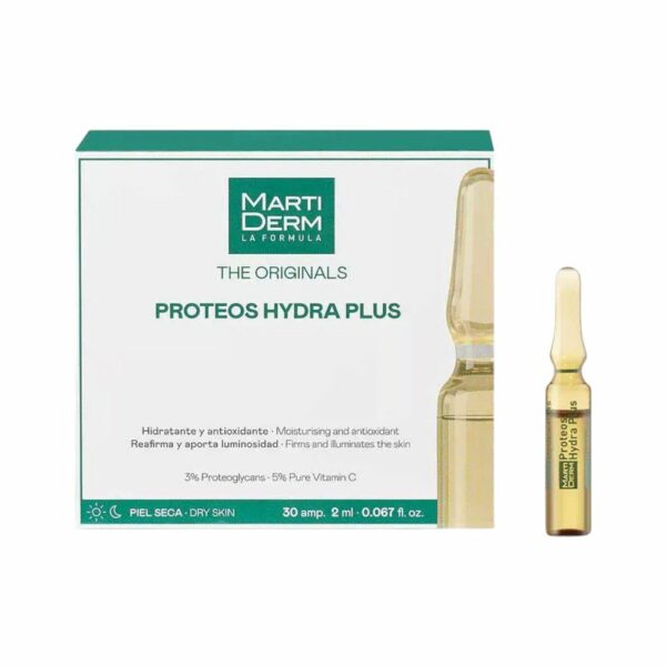 Packshot — MARTIDERM The Originals Proteos Hydra Plus, 10 ampoules (peau sèche)