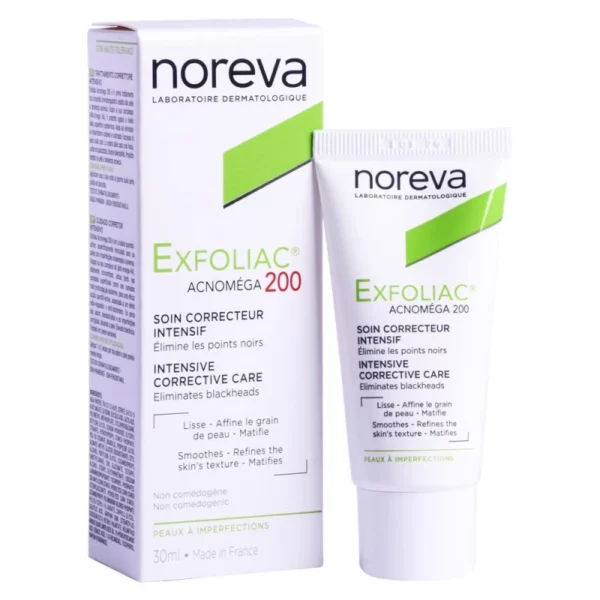 Packshot — NOREVA Exfoliac Acnomega 200 30 ml