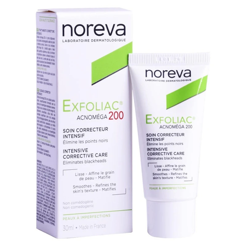 Packshot — NOREVA Exfoliac Acnomega 200 30 ml