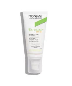 Packshot — NOREVA Exfoliac Fluide Solaire Matifiant SPF50+ 40 ml