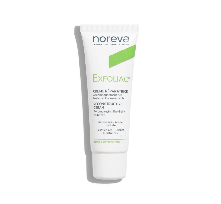 Packshot — NOREVA Exfoliac Crème Réparatrice 40 ml