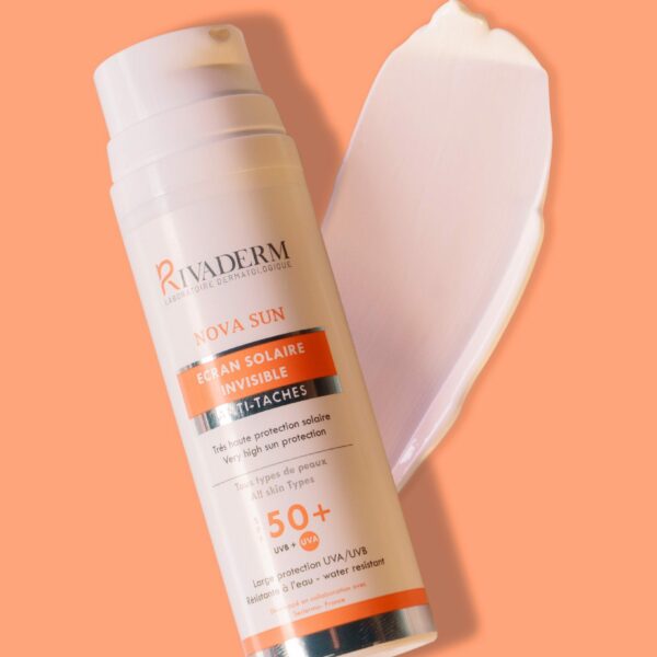 Écran solaire invisible visage RIVADERM Nova Sun SPF50+