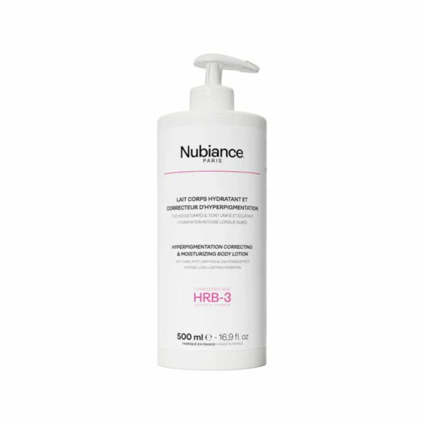 Packshot — NUBIANCE Lait Corps Hydratant Correcteur d’Hyperpigmentation 500 ml
