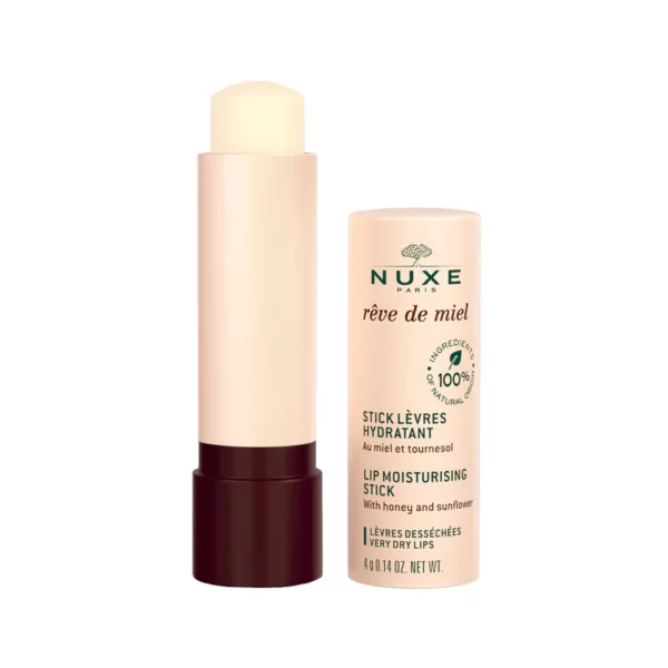 Packshot — NUXE Rêve de Miel Stick Lèvres Hydratant 4 g