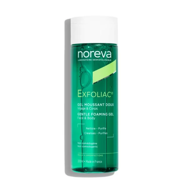 Packshot — NOREVA Exfoliac Gel Moussant Doux 200 ml