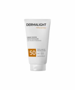 Packshot — PRODERMA Dermalight Crème Solaire Triple Action Teintée SPF 50+