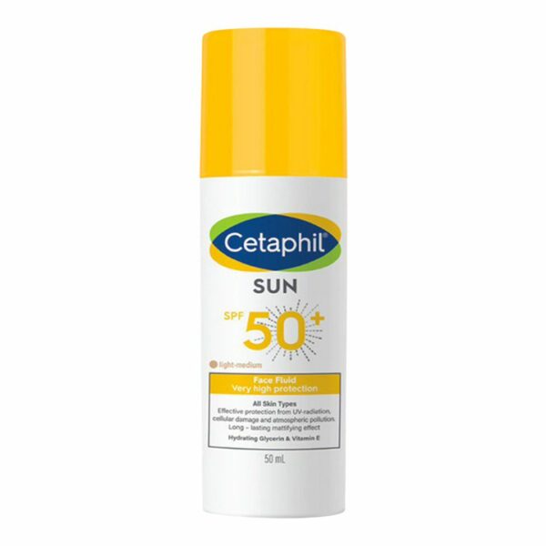 Packshot — Cetaphil Sun Face Fluid Teinté SPF50+ 50 ml