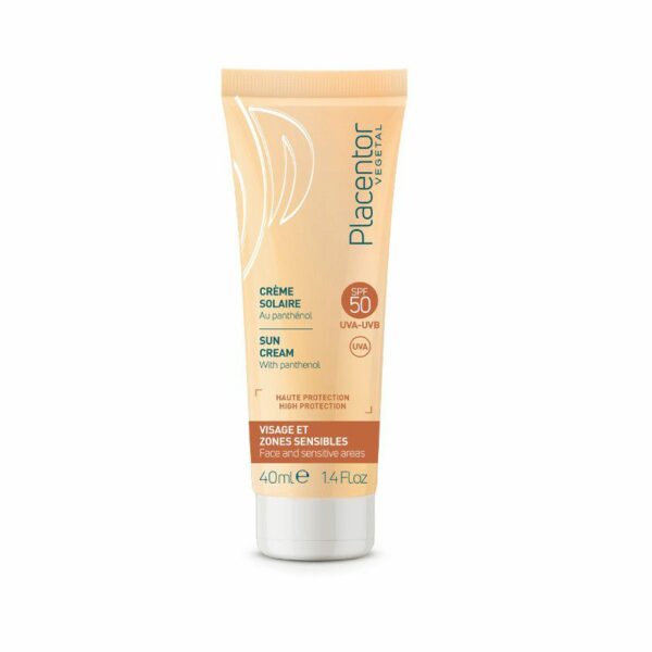 Packshot — PLACENTOR Crème Solaire Invisible SPF 50+ 40 ml