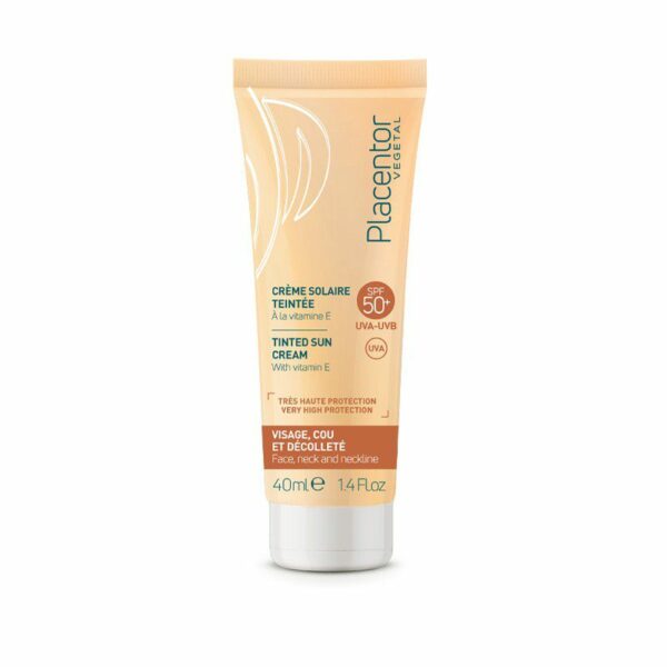Packshot — PLACENTOR Crème Solaire Teintée SPF 50+ 40 ml