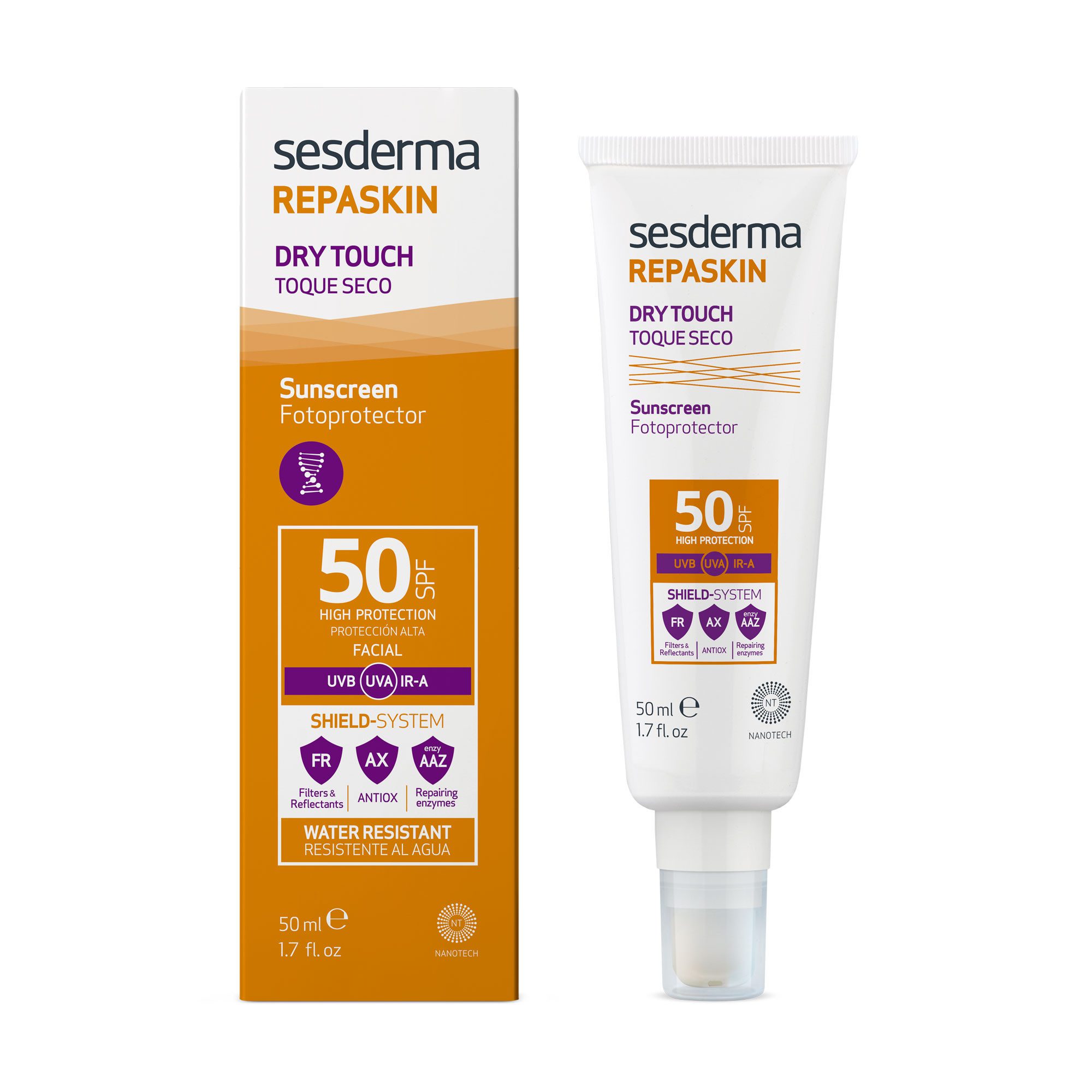 Packshot — SESDERMA Repaskin Photoprotecteur SPF 50+ 50 ml