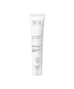 SVR Clairial Crème Taches Brunes SPF50+ 40 ml — tube, packshot fond clair