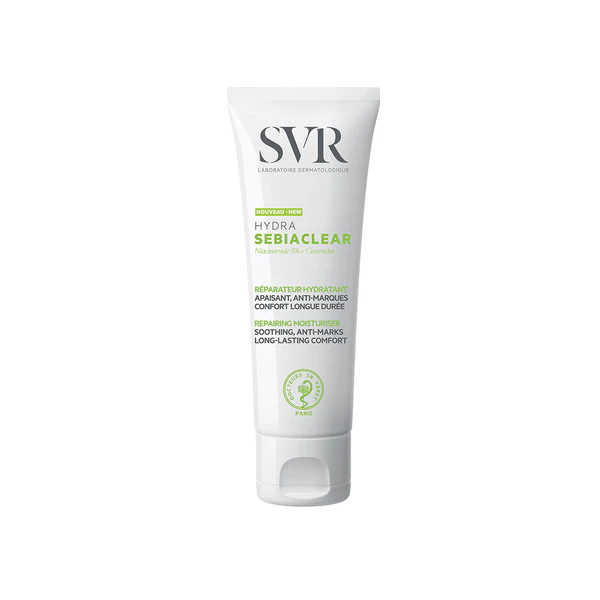 SVR Sebiaclear Hydra – Soin Réparateur 40 ml — tube, packshot fond clair