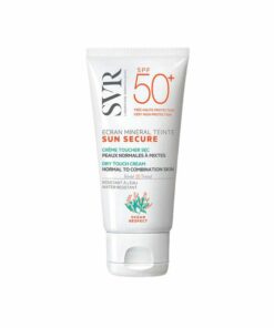 SVR Sun Secure Écran Minéral Teinté SPF50+ 50 ml — tube visage, packshot fond clair