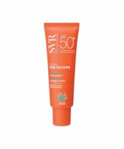 SVR Sun Secure Fluide SPF50+ – 50 ml — tube, packshot fond clair