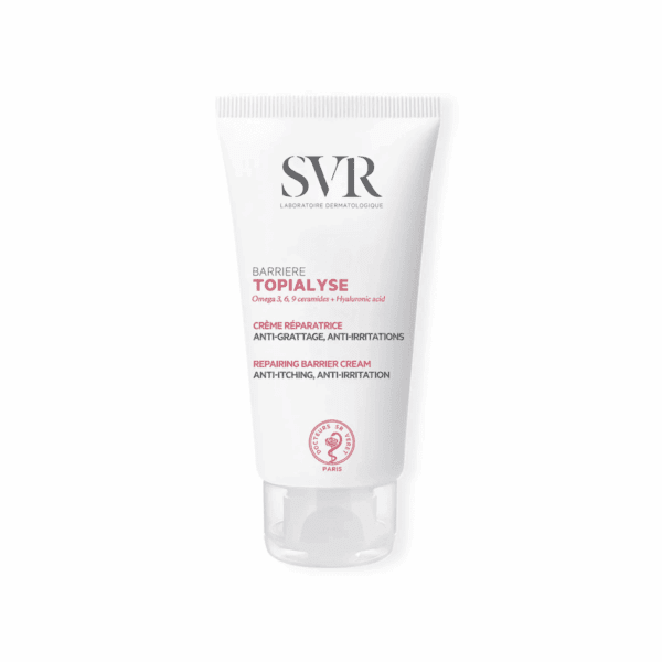 SVR Topialyse Barrière Crème Réparatrice 50 ml — tube, packshot fond clair