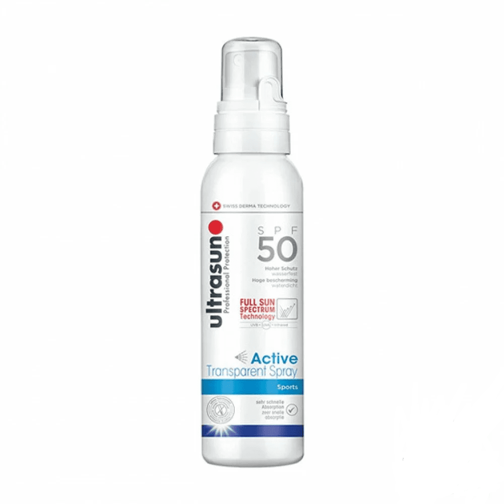 Ultrasun Sports Spray Solaire SPF50 — 150 ml, packshot spray